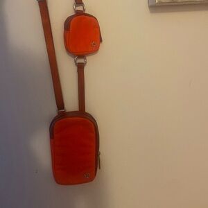 Burnt orange lululemon 2 pack bag